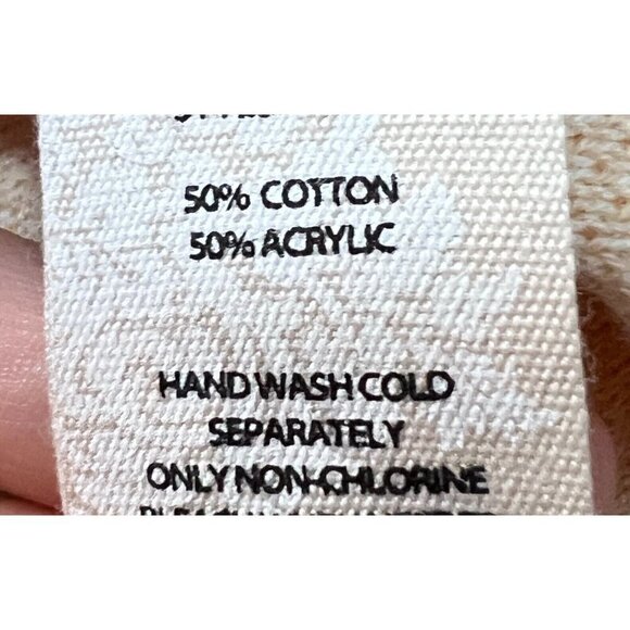 Soft Surroundings Sz M Yellow Striped Open Front Sweater Cardigan Womens - Picture 4 of 7